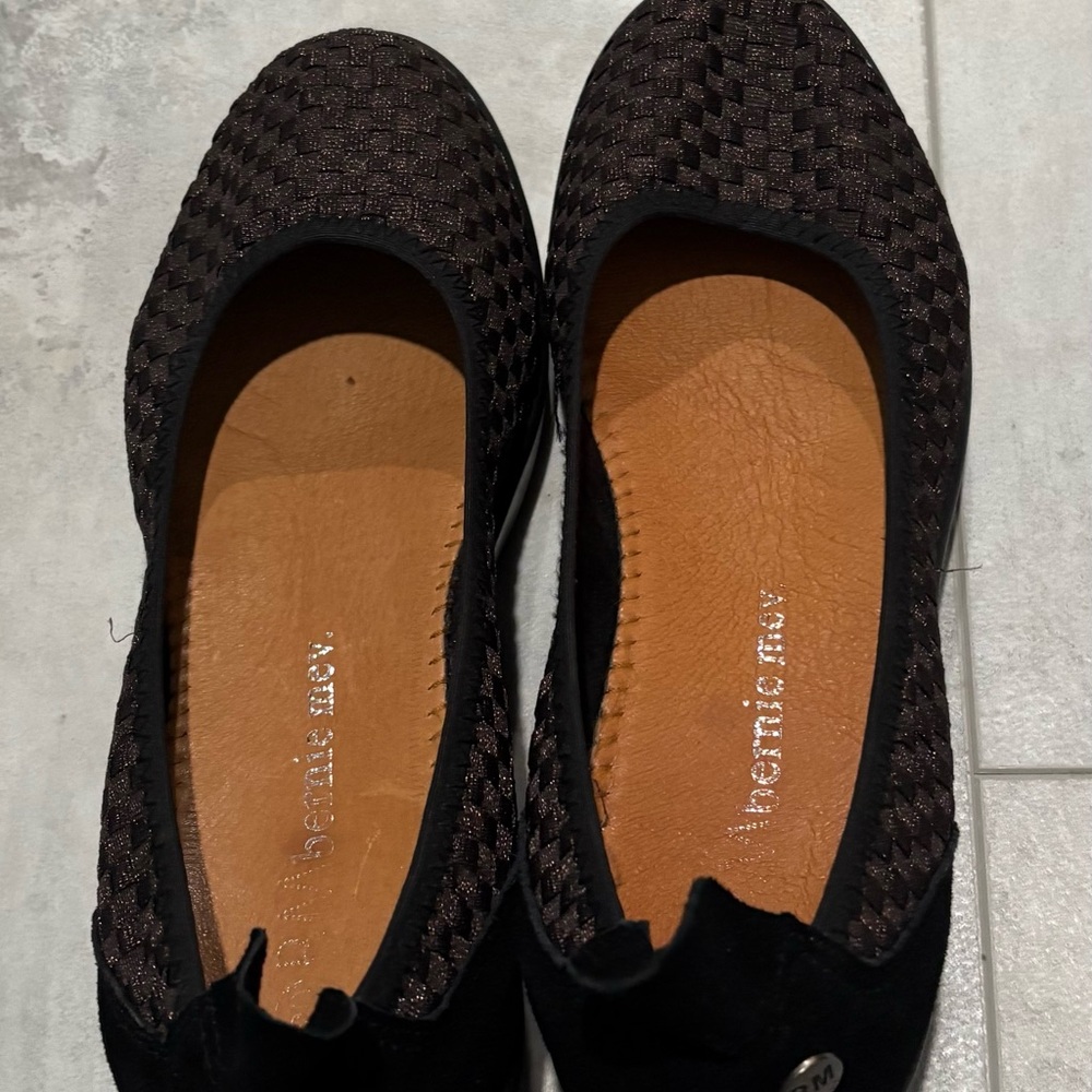 Bernie Mev Dark Brown Slip-On Shoes – Women’s Size EU 40 (approx U.S. 9)